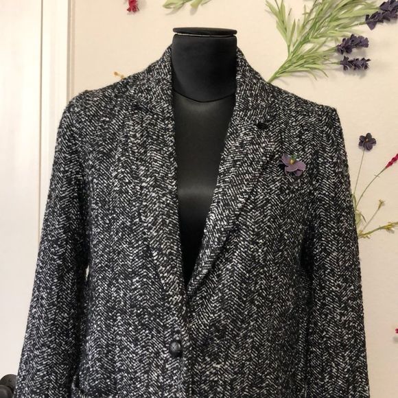 Rails Marbled Herringbone Coat - Picture 3 of 10